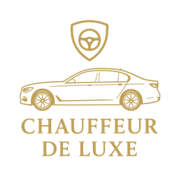 Chauffeur De Luxe gold crest logo