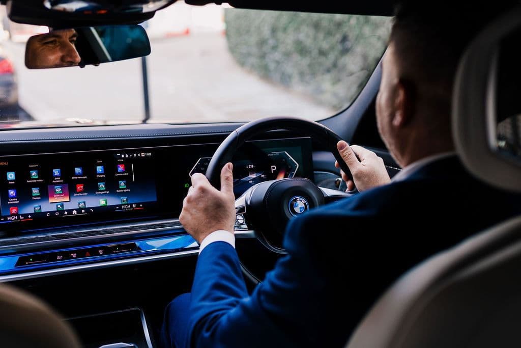 Luxury BMW vehicle for long-distance UK travel